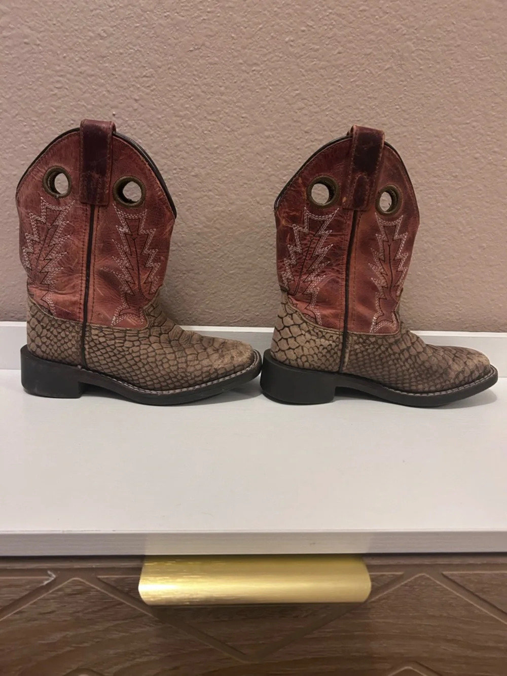 Smoky Mountain Brown Kids Cowboy Boots - Picture 2 of 5